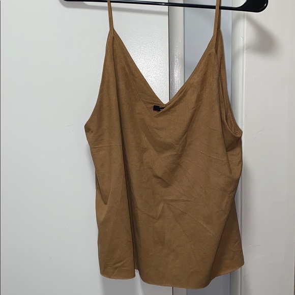 Forever 21 Camel Suede Tank Top in Size XL - Picture 4 of 5